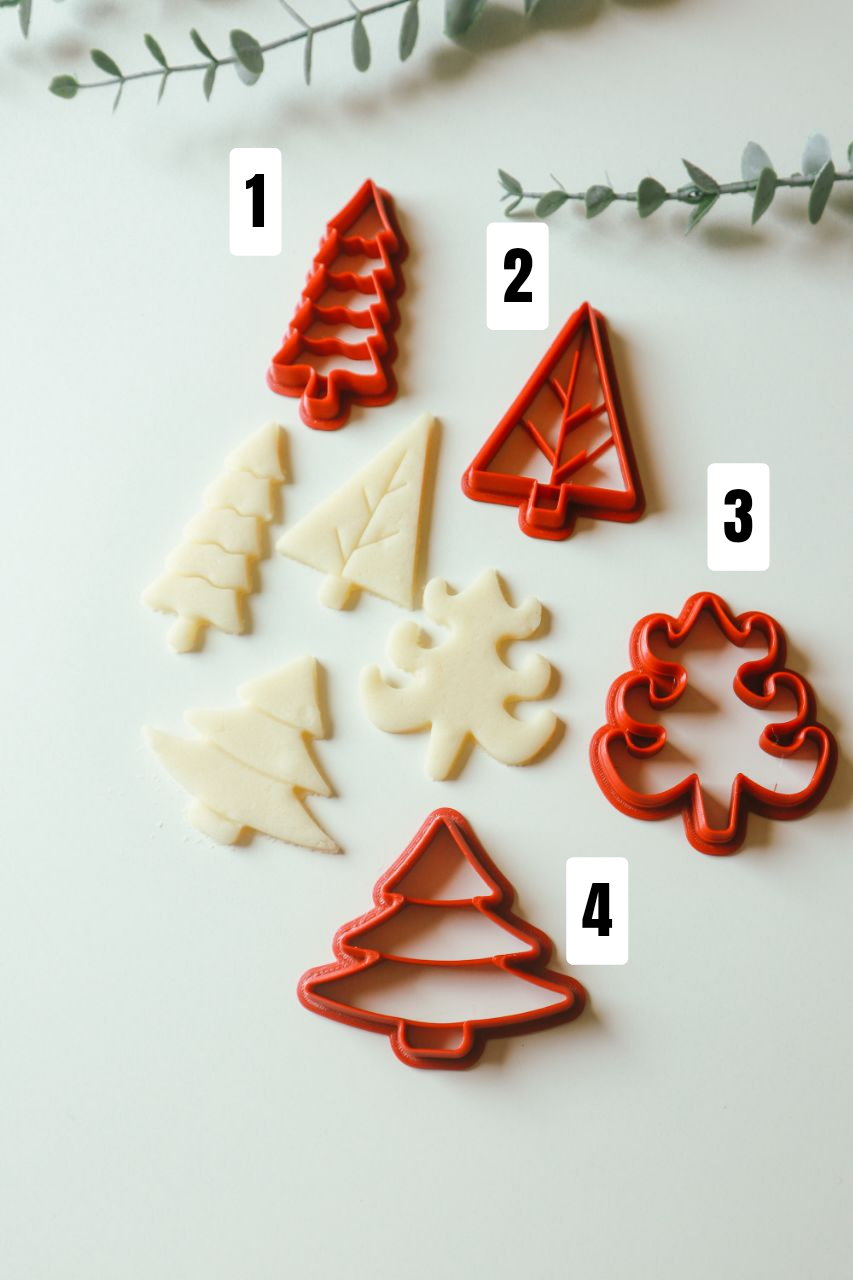 Božićna drvca - modlice za kolače