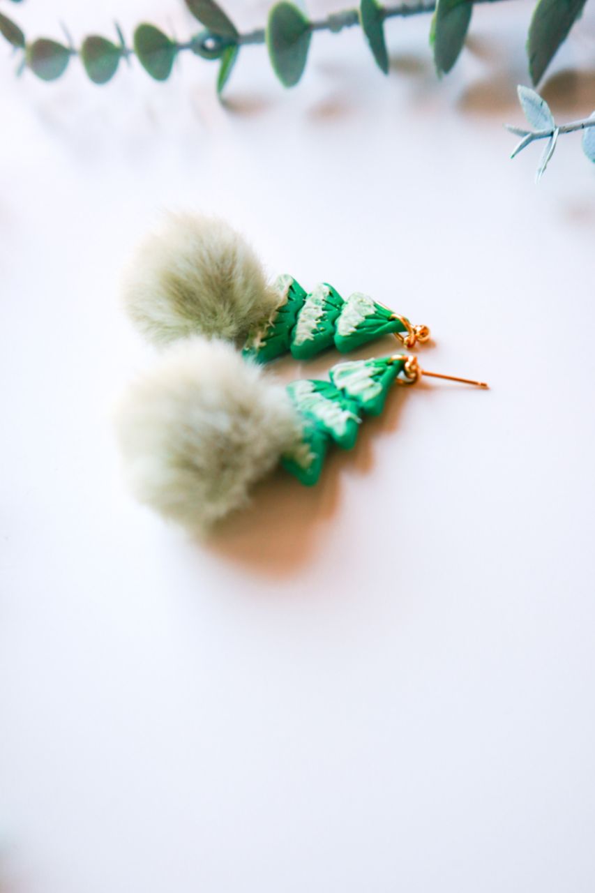 Pom pom borići naušnice