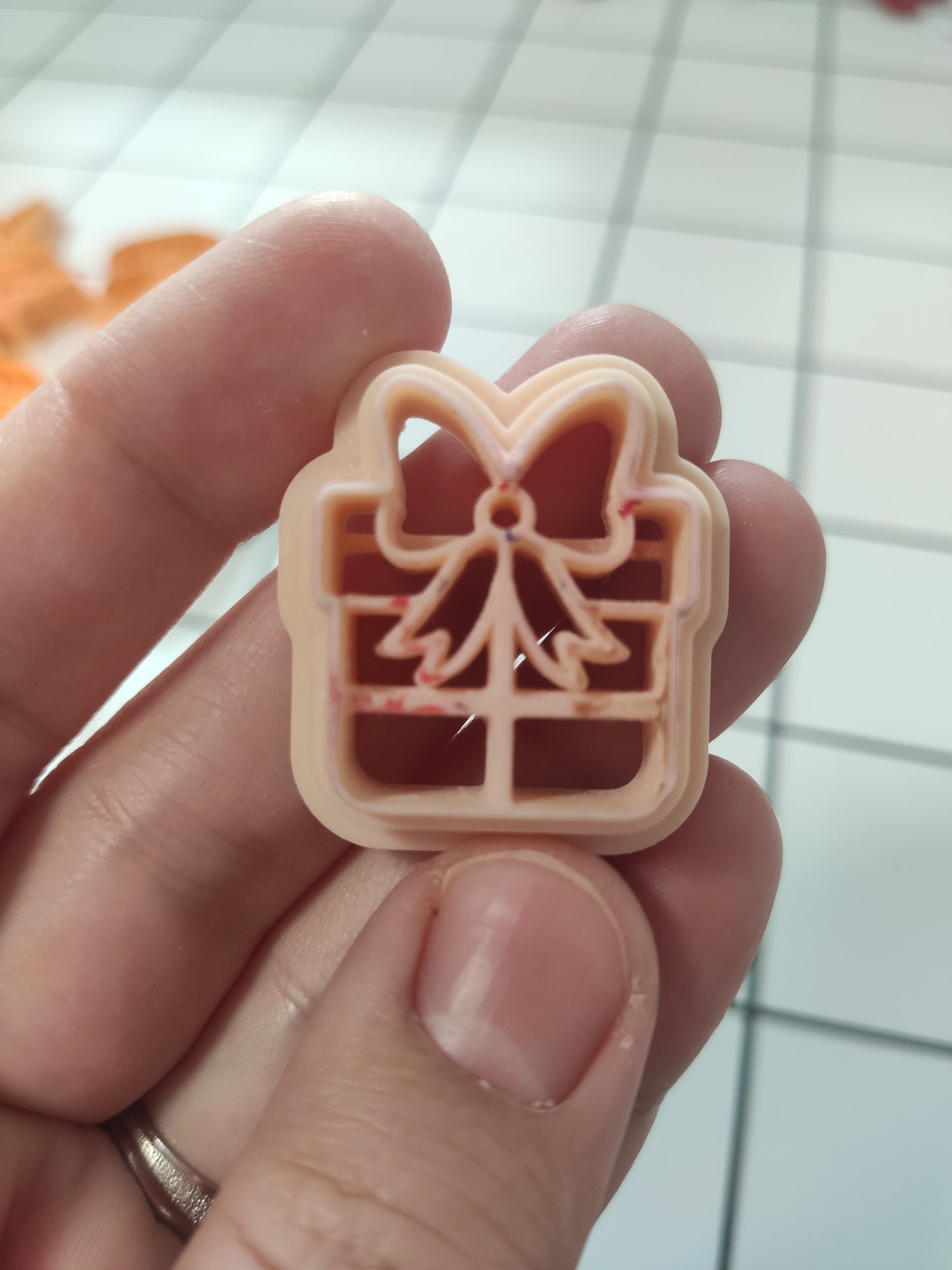 Božićni motivi - set rabljenih modlica za glinu