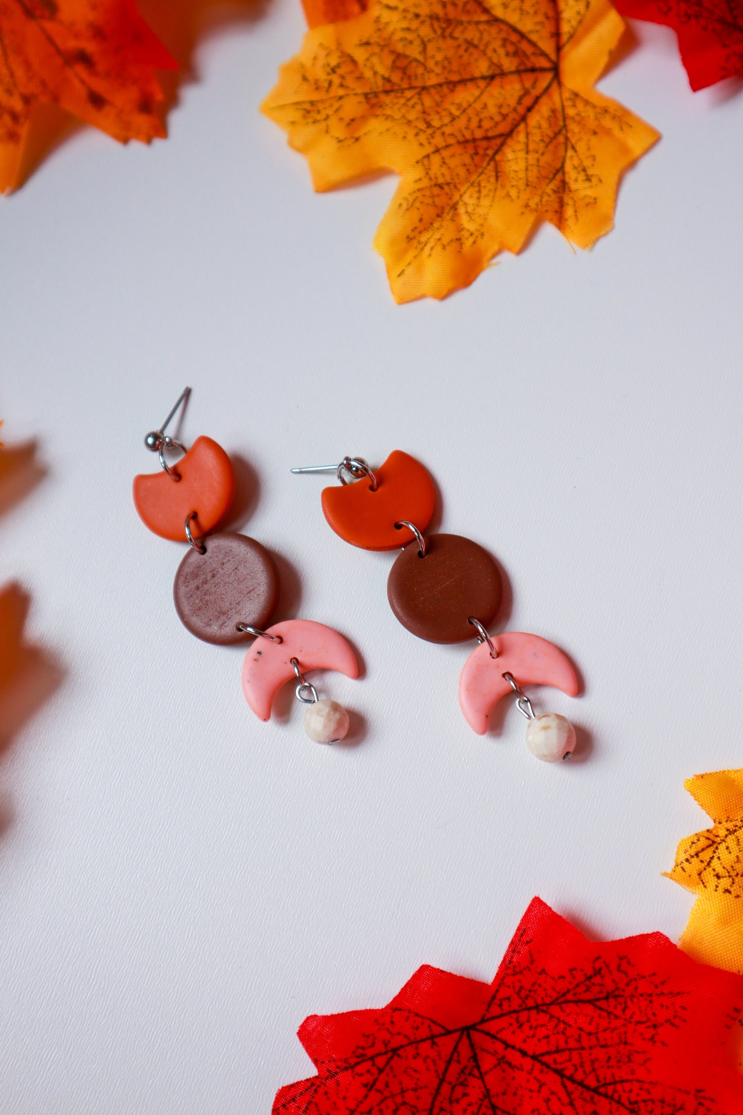 Boho faze mjeseca - naušnice