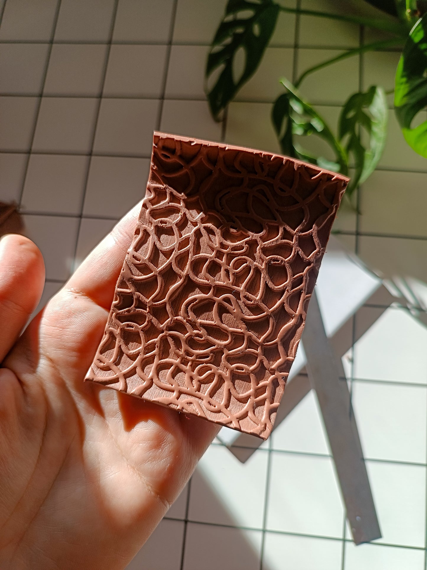 Efekt konca - valjak s uzorkom