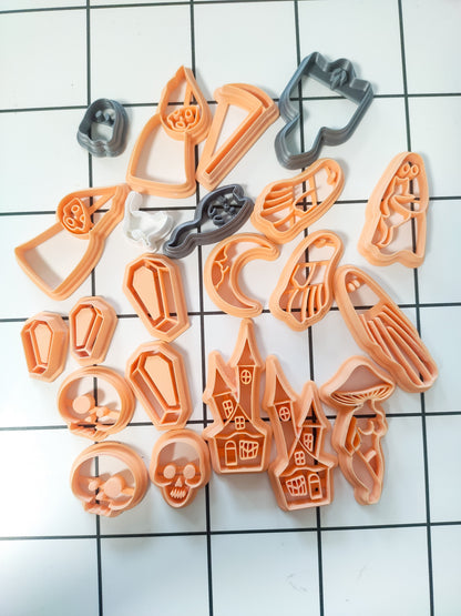 Halloween modlice - set rabljenih modlica za glinu