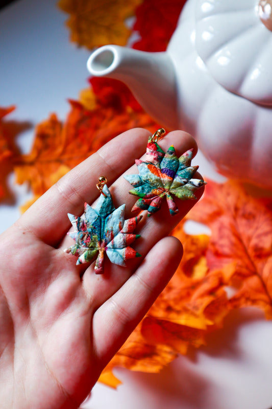 Javorovi listovi - naušnice