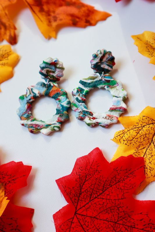 Šarene viseće naušnice