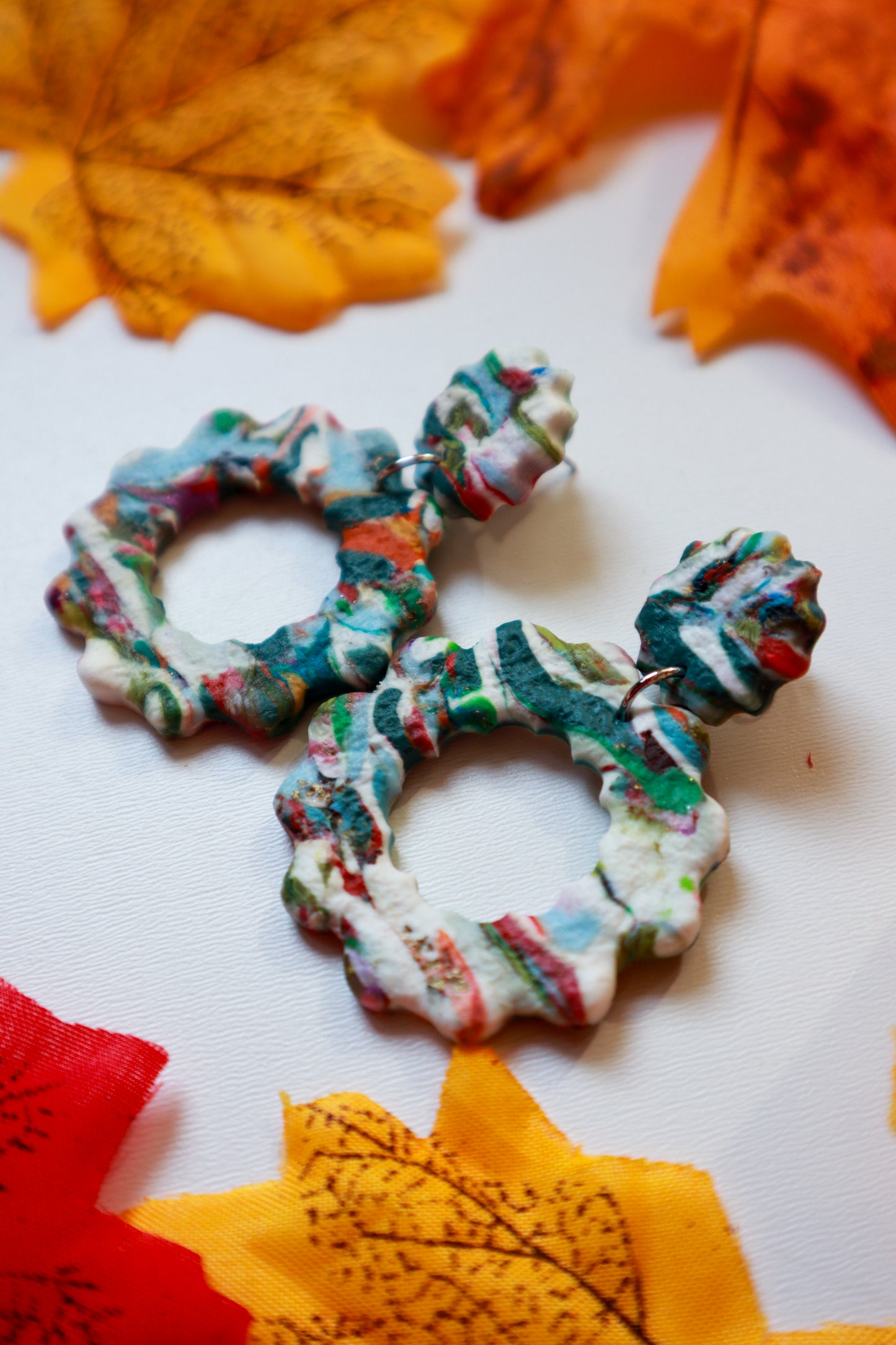 Šarene viseće naušnice