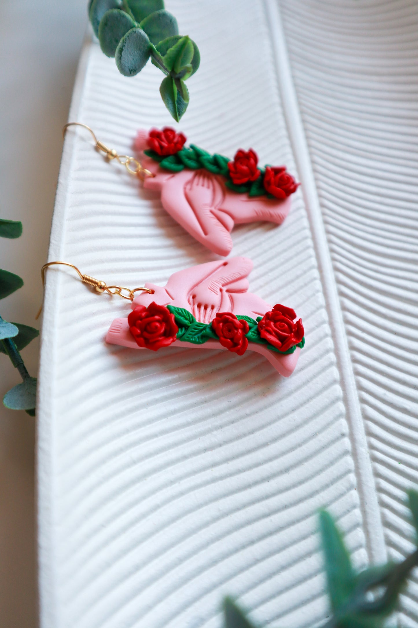 Samopregled dojki - prevencija raka dojki - polimerne naušnice