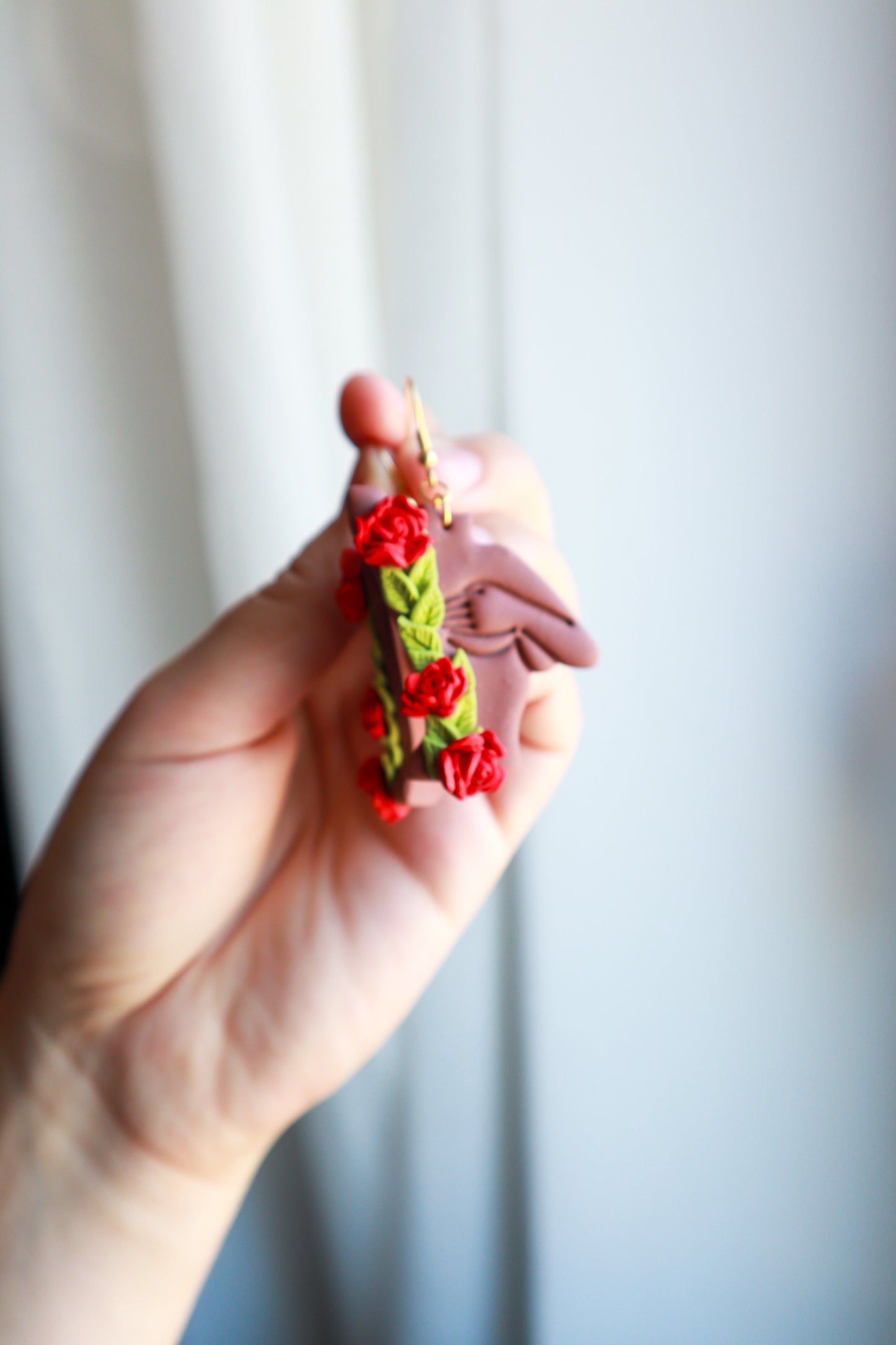 Samopregled dojki - prevencija raka dojki - polimerne naušnice