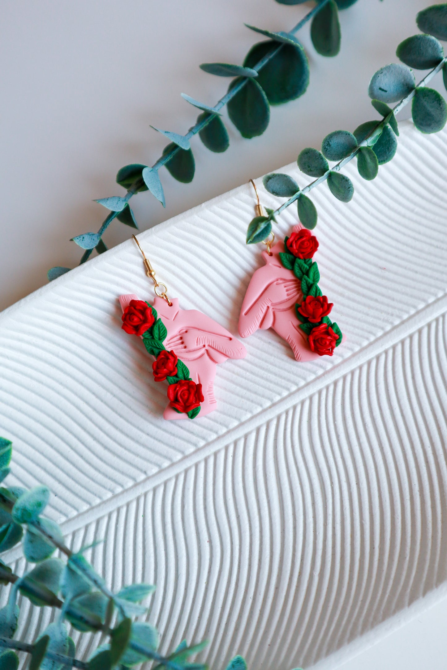 Samopregled dojki - prevencija raka dojki - polimerne naušnice